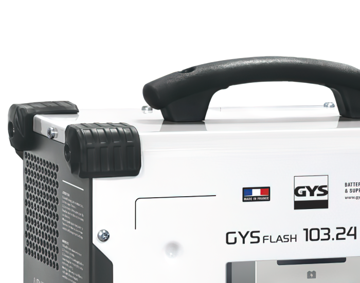 Зарядное устройство вертикальное GYS Gysflash 103.24 CNT FV, 100А, инверторное