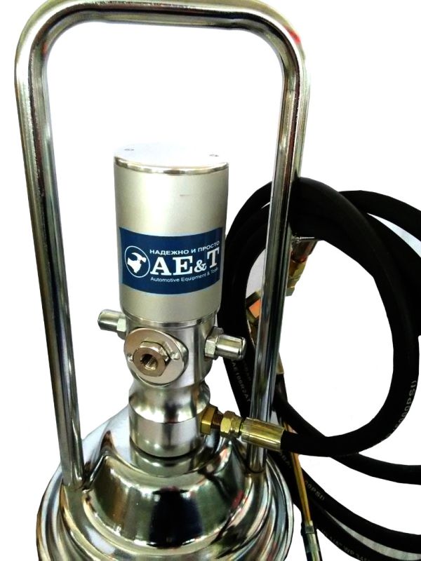 Нагнетатель смазки (солидолонагнетатель) AE&T HG-68213М, пневматический, 13 литров