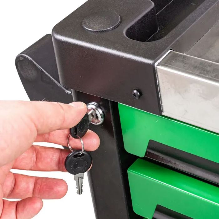 Тележка инструментальная ROCKFORCE RF-55311, закрытая, 7 ящиков, с инструментом 274пр.