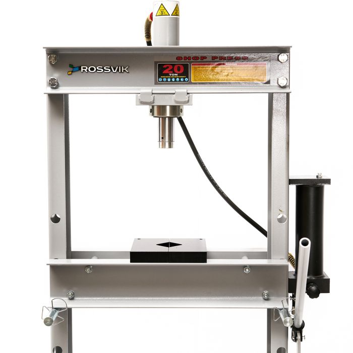 Пресс гидравлический ручной/ножной 20 тонн Rossvik HJ0805C серый, напольный, гаражный