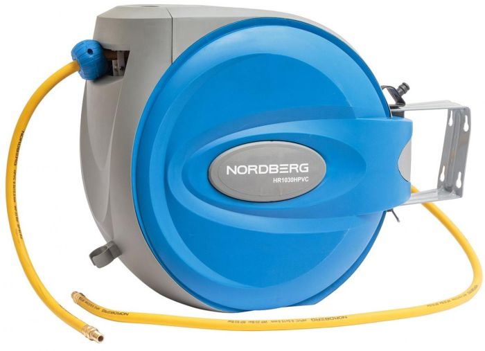 Шланг для раздачи сжатого воздуха NORDBERG HR1030HPVC, 9,5х15,5мм, на катушке, 30м