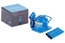 Домкрат бутылочный двухштоковый 10 тонн Nordberg N31210, автомобильный, короткий