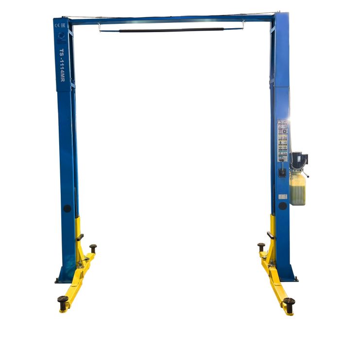 Подъемник двухстоечный автомобильный 4 тонны Техносоюз TS-1114MR, электрогидравлический, 220/380В