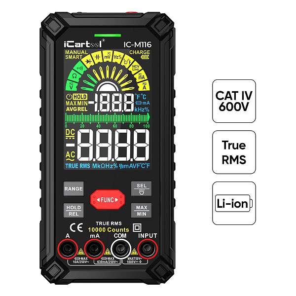 Мультиметр цифровой iCartool IC-M116