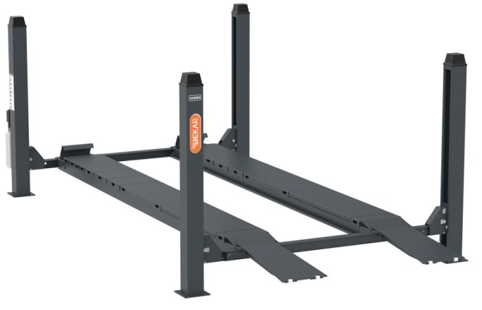 Подъемник четырехстоечный 4,5 тонн Dekar HFL4145E, электрогидравлический, для сход-развала, 380В