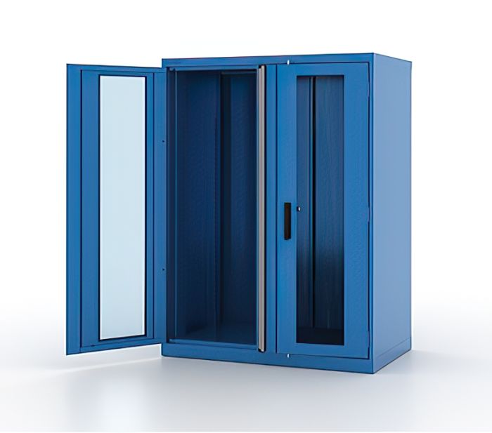 Шкаф инструментальный корпус Ferrum TITAN 43.002, двери со стеклом, без полок, 1400мм