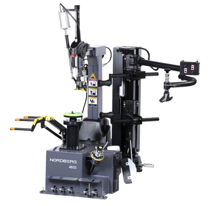 Шиномонтажный станок легковой Nordberg 4633, суперавтомат, инверторный, 220В, с третьей рукой