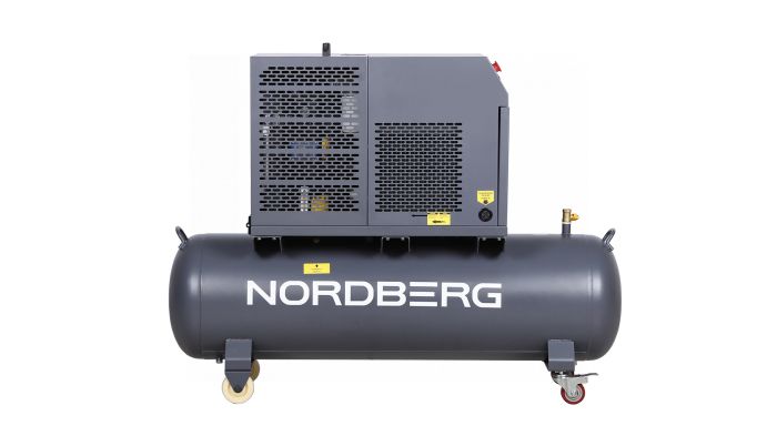 Винтовой компрессор Nordberg NCF5R, прямой привод, 10 бар, IP54, 450л/мин, 4кВт, 180л