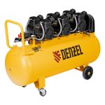 Поршневой компрессор Denzel DLP-4500/150, прямой привод, безмасляный, 750 л/мин, 220В, 150л