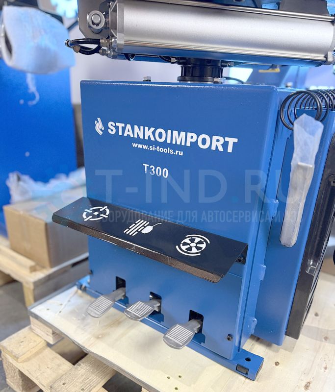 Шиномонтажный станок легковой Станкоимпорт T300, полуавтоматический, 220В