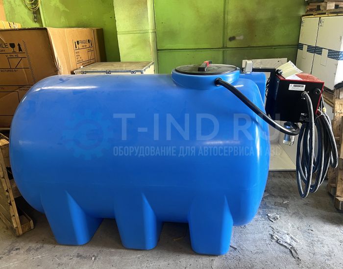 Мини АЗС для дизельного топлива T-ind 1603-220, 1000 л, 220 В