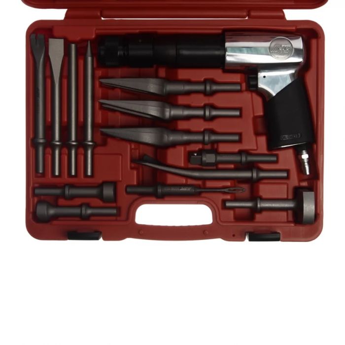 Ударный пневмомолоток с набором зубил JTC JTC-3340, 2100 уд/мин, 15пр.