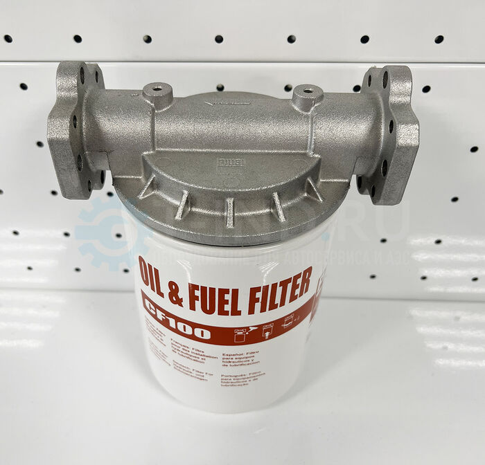 Фильтр-сепаратор Piusi CF100 F0914900A, тонкой очистки, для дизельного топлива, бензина и масла, 10мкм, 100л/мин