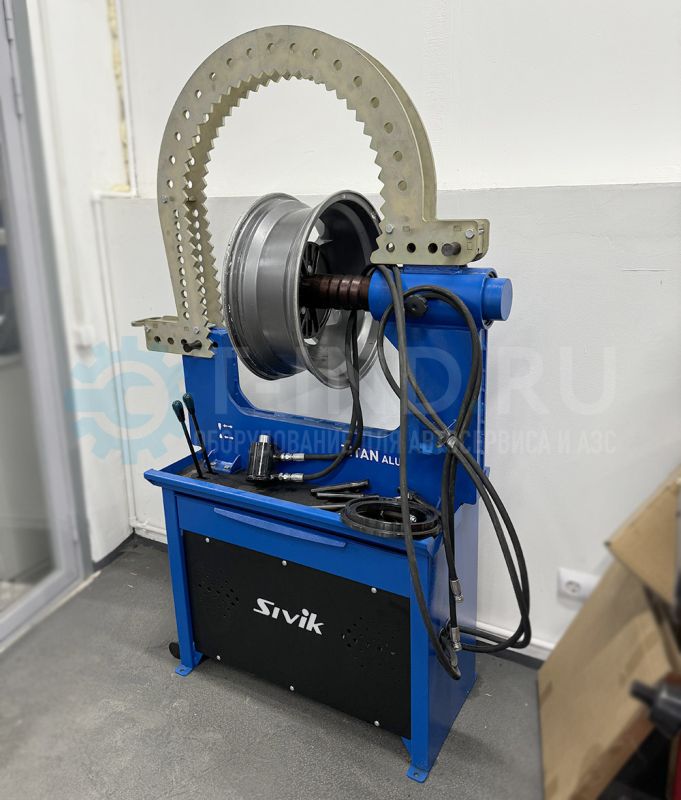 Станок для правки дисков Sivik Титан ALU Компакт с электроприводом, для легкосплавных дисков, 380В