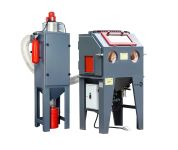 Пескоструйная камера NowAG A-140SF с фильтром, напольная, эжекторная