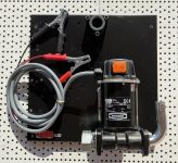 Насос для дизельного топлива Piusi F0021100BB Basic ST ByPass 3000/24V, 50 л/мин, 24В, с монтажной панелью и держателем для пистолета