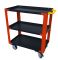 Тележка инструментальная Garopt No boxes Gt3.red, открытая, 3 полки