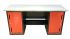Верстак слесарный Garopt No boxes GT1800DD.red, 2 тумбы, 4 полки