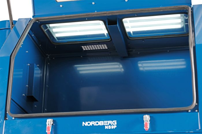 Пескоструйная камера напорная NORDBERG NS9P, 823 литров, с подачей абразива