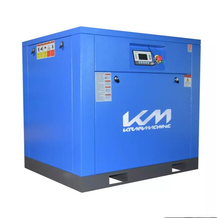 Винтовой компрессор KraftMachine KM30-8пВ, прямой привод, 8 бар, IP55, 5000л/мин