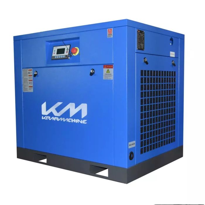 Винтовой компрессор KraftMachine KM30-8пВ, прямой привод, 8 бар, IP55, 5000л/мин