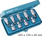 Набор головок с насадками TORX 1/2" Т20-Т60 HAZET 992/9