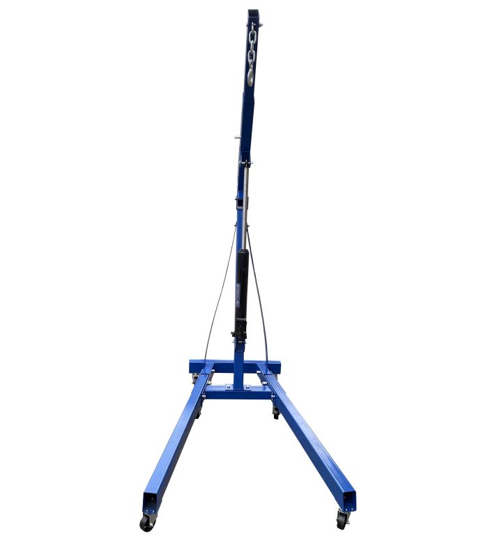 Кран гидравлический складной 2т ASRT AS-2002, передвижной, гаражный