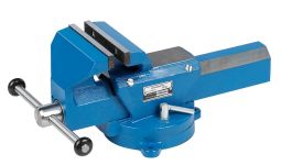 Тиски слесарные поворотные с наковальней NORDBERG NT160, 160мм