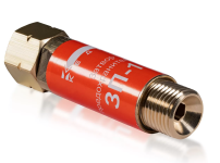 Затвор предохранительный КЕДР ЗП-1Г (пропан, ацетилен), на выход редуктора, М16х1,5LH левая резьба