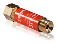 Затвор предохранительный КЕДР ЗП-3Г (пропан, ацетилен), на вход резака/горелки, М16х1,5LH левая резьба