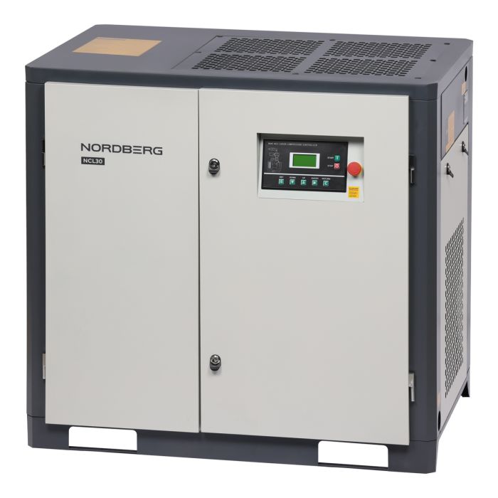 Винтовой компрессор Nordberg NCL30, прямой привод, 10 бар, IP55, 3200л/мин, 22кВт