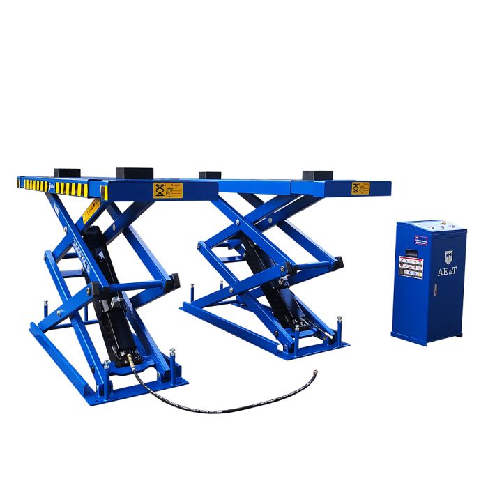 Подъемник автомобильный ножничный 3 тонны Ae&T F6105, электрогидравлический, 220В