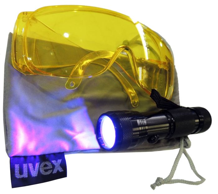 Комплект для поиска утечек фреона SMC-150, ультрафиолетовый