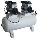 Поршневой компрессор Remeza КМ-100.OLD20Т, коаксиальный привод, безмасляный, 320 л/мин, 380В