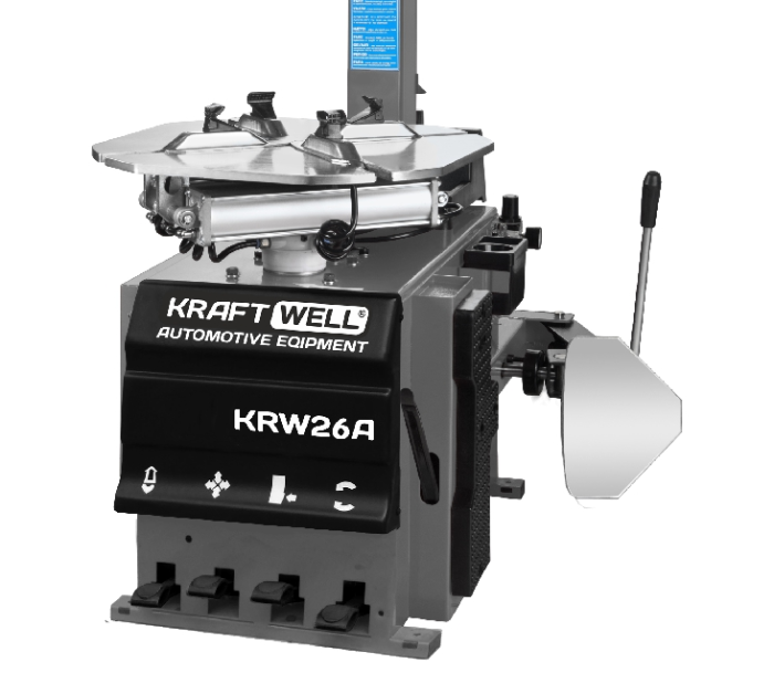 Шиномонтажный станок легковой KraftWell KRW26A, автоматический, двухскоростной, 380В