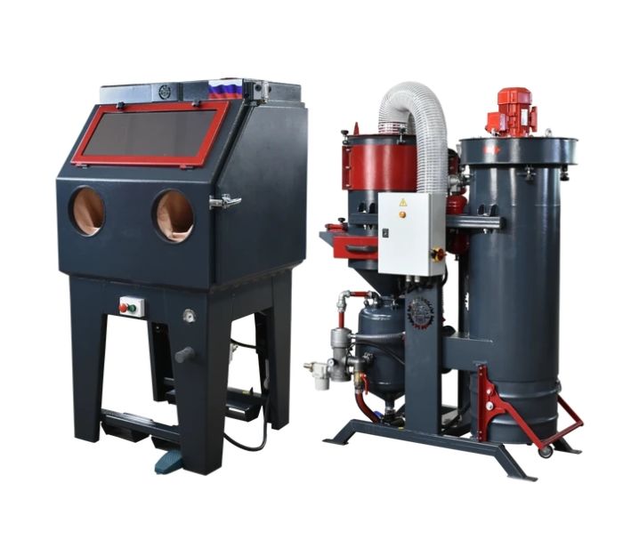 Пескоструйная камера ВМЗ КСО-100-Н-СФ-Р, напорная, 5-20 м2/час, с сепарацией и фильтром