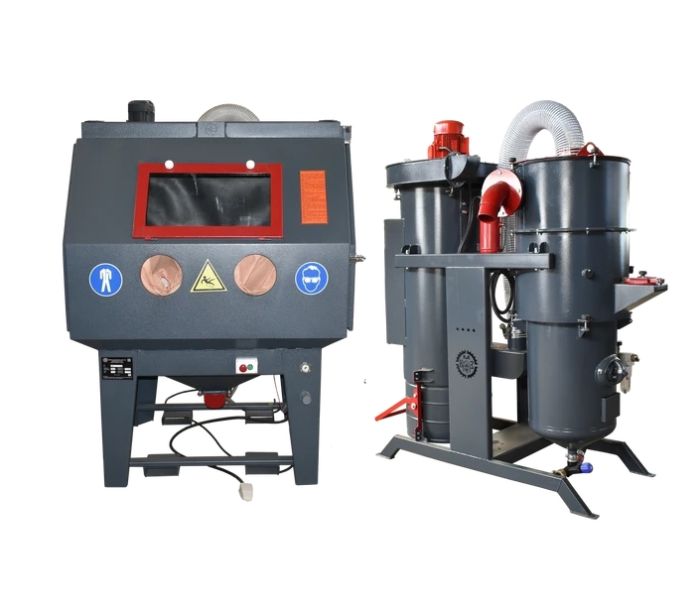 Пескоструйная камера ВМЗ КСО-140-Н-СФ-Р, напорная, 5-20 м2/час, с сепарацией и фильтром