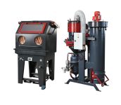 Пескоструйная камера ВМЗ КСО-80-Н-СФ-Р, напорная, 5-20 м2/час, с сепарацией и фильтром