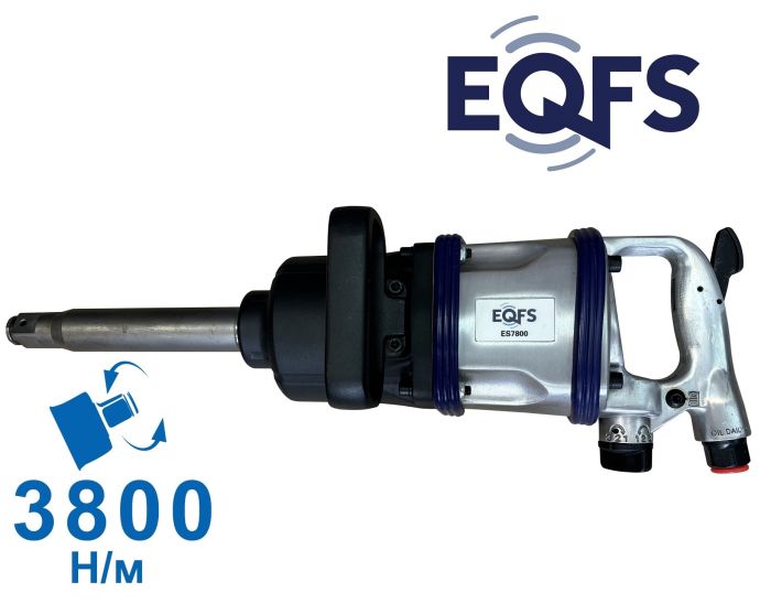 Пневмогайковерт ударный EQFS ES7800, 1", грузовой, 3800 Нм