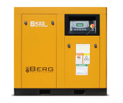 Винтовой компрессор Berg ВК-22, прямой привод, 15 бар, степень защиты IP54