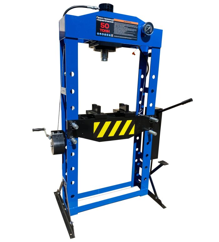 Пресс гидравлический 50 тонн Техносоюз TS0500BF-50, ручной/ножной, напольный, гаражный