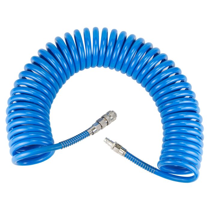 Шланг воздушный спиральный PU НОРМ ASN-15, 8х12 мм, 15м