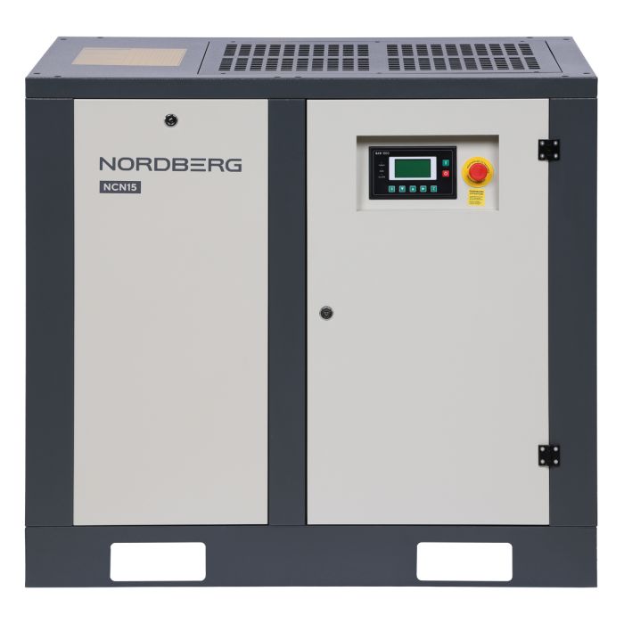 Винтовой компрессор Nordberg NCN15, прямой привод, 10 бар, IP55, 1300л/мин, 11кВт