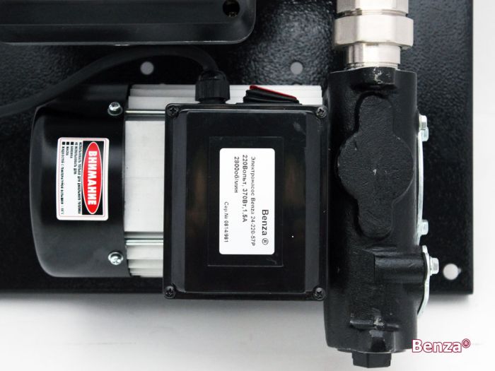 Мобильная топливораздаточная колонка Benza 24-220-57Р, 57л/мин, 220В для перекачки дизельного топлива