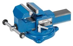 Тиски слесарные поворотные с наковальней NORDBERG NT80, 80мм