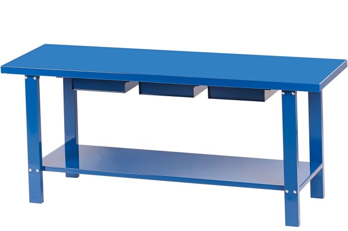 Верстак слесарный Nordberg TT3,  три подвесных ящика, 2000мм