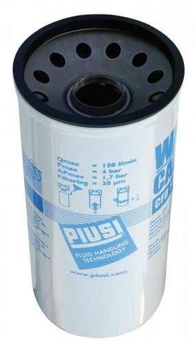 Фильтр-сепаратор для дизеля и бензина Piusi CFD 150-30 без адаптера, тонкой очистки, 30мкм, 150л/мин