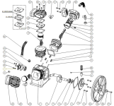 Запчасти для LB 40 компрессорного блока lb-40 remeza aircast