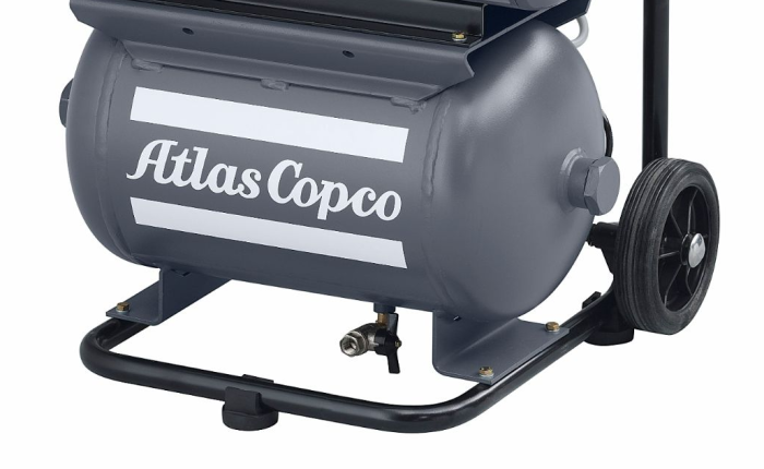 Поршневой компрессор Atlas Copco LFx 1,5 3PH, безмасляный, на тележке, 20л, 124 л/мин, 380В