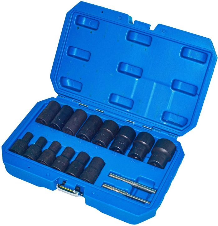 Набор головок для поврежденных болтов и гаек Vertul VR50927B,  1/2", 16пр.